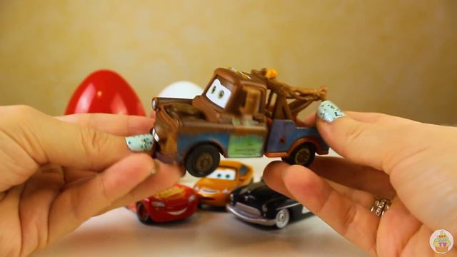 Видео для детей Сюрпризы Тачки Игрушки Видео про машинки Surprise eggs Disney Cars toys смотреть онлайн