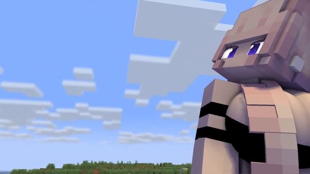 Giantess Growth Minecraft animation |shorts #2 (water growth)