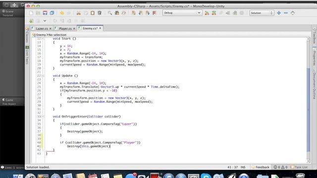 c# Unity3D - Space Shooter Tutorial Series: 09 (FINAL) смотреть онлайн