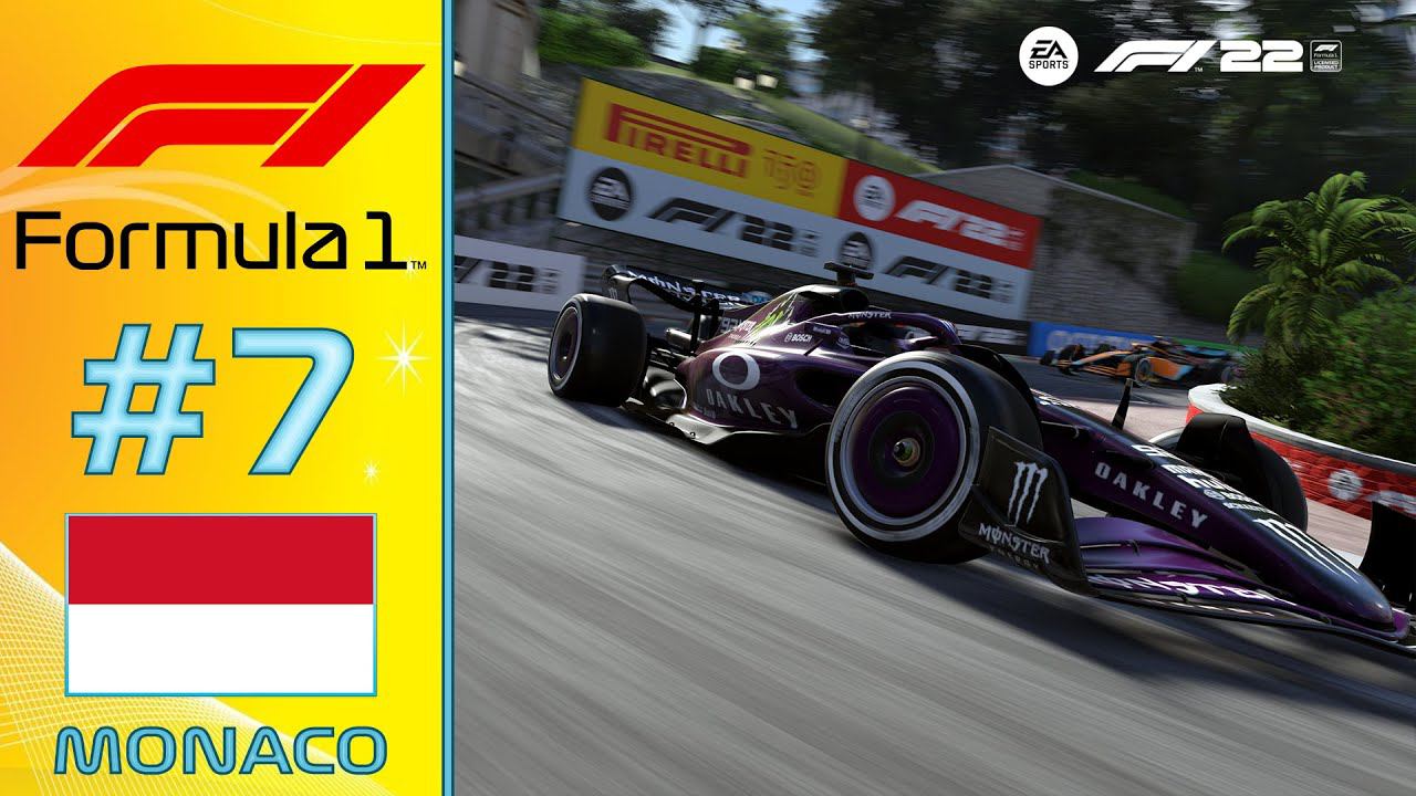F1 22: ЭТАП 07. МОНАКО. 100% ДИСТАНЦИИ. смотреть онлайн