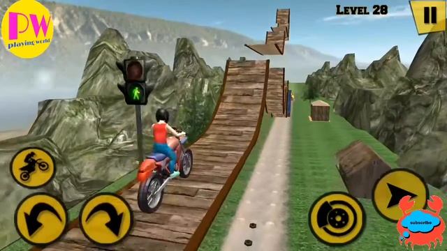 Crazy Raceing Bike Stunt Games For Android #3 смотреть онлайн