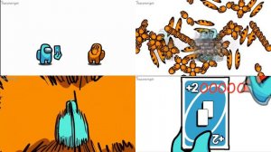 Among Us Orange's Revenge Quadparison 2