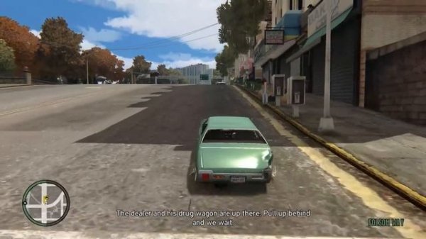 In traffic at a speed of 9999999, Niko and Manny have a love-hate relationship！ - GTA4