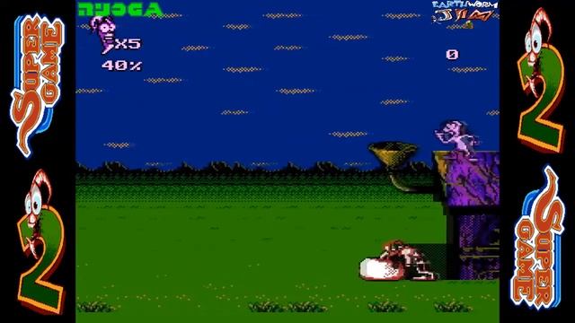 Earthworm Jim 2 (Super Game) (Unl) (NES Pirate) - NES Longplay - (NO DEATH) (Complete Walkthrough) смотреть онлайн