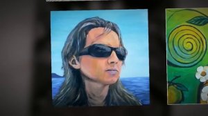 Acrylic painting on Plywood (рисование акрилом на фанере)