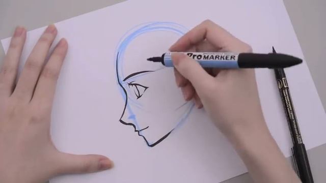 02 Dessiner la tête : Vue de profil смотреть онлайн