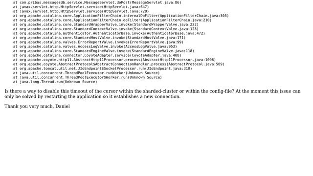Databases: MongoDB Shard - Disable Cursor timeout смотреть онлайн