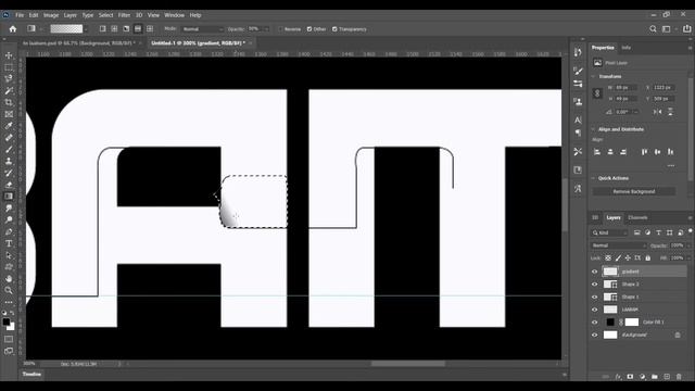 Movie Font - laabam | Font making tutorial in photoshop смотреть онлайн