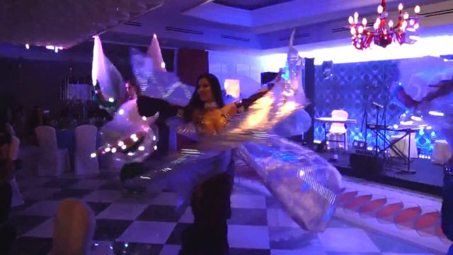 Время зажигать! Нереально красивое выступление со светодиодами крыльями восток шоу | LINDA SHOW смотреть онлайн