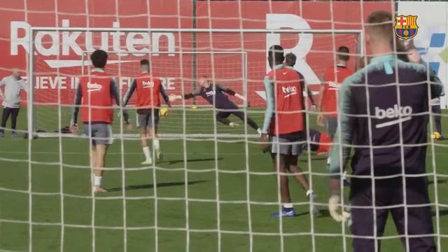 Заключительная тренировка перед игрой против Бетиса смотреть онлайн