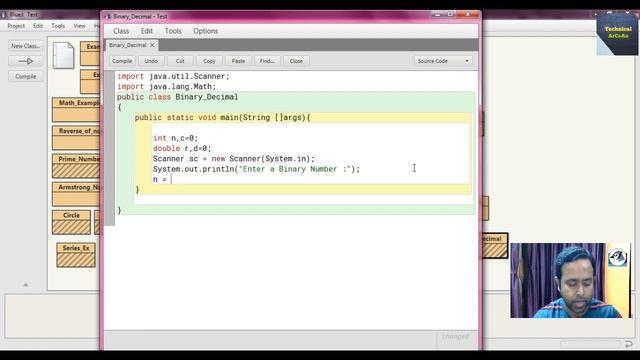Convert Binary to Decimal in Java using BlueJ IDE | BlueJ IDE | ICSE IX & X | Java Programming смотреть онлайн