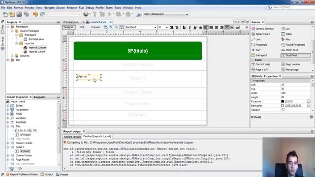 iReport JAVA netbeans desde cero (Primer Reporte) смотреть онлайн