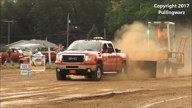 BLAIN GIBSON PULLS IN STREET DIESEL TRUCK CLASS, MTTP PULLS AT HARRISON, MI JULY 2016 смотреть онлайн