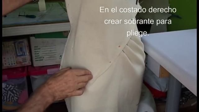 Юбка с перекрёстными складками. Falda con pliegues cruzados смотреть онлайн