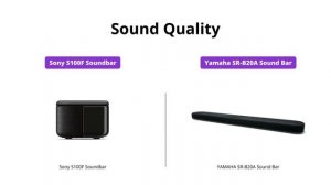 Sony S100F vs Yamaha SR-B20A: Soundbar Comparison