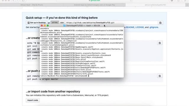 Swift How to Upload Code On Git in Urdu | Upload swift Code on git in Urdu Part 1 смотреть онлайн