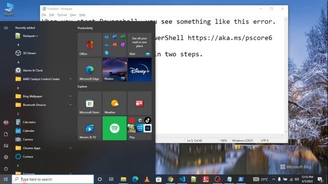 Powershell Is Not Working In Window 10 | Try The New Cross-platform Powershell | ?% Solution ???