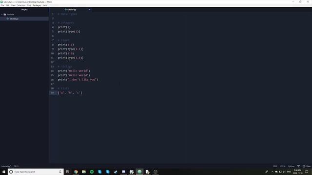 Python: Learning Python (Part 2: Data Types) смотреть онлайн