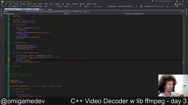 C++ Video Decoder with lib ffmpeg - day 3 смотреть онлайн