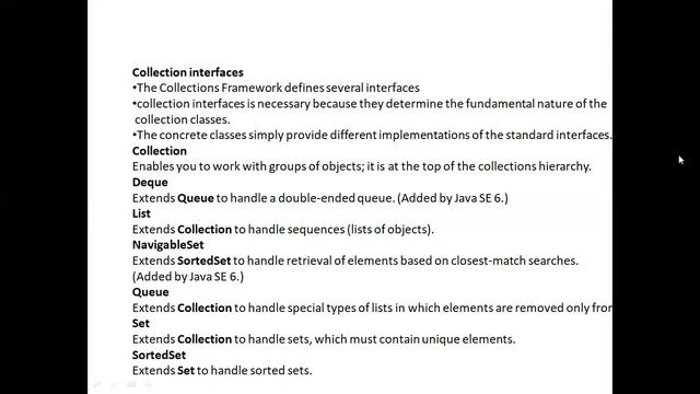 Java Collections смотреть онлайн