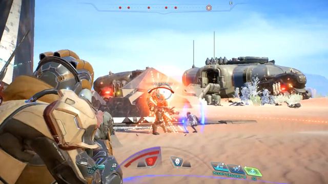 Mass Effect Andromeda - Fight gameplay - Adept смотреть онлайн