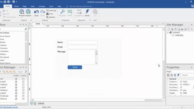 Forms - WYSIWYG Web Builder смотреть онлайн