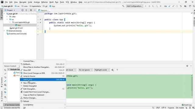 [IntelliJ Tips] - Sử dụng git cơ bản trong IntelliJ Ultimate. смотреть онлайн