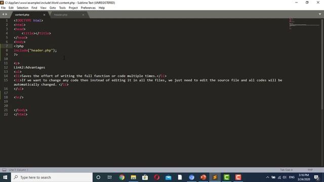 10.2.1: PHP include Function смотреть онлайн