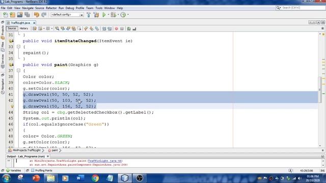 #14 (Java Mini Project 01) Traffic Light using AWT, Applet & Item Listener Event | NetBeans IDE | R смотреть онлайн