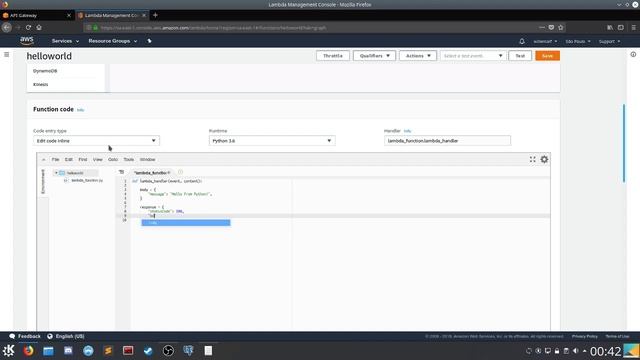 Criando uma API na AWS utilizando API Gateway e Lambda em Python смотреть онлайн