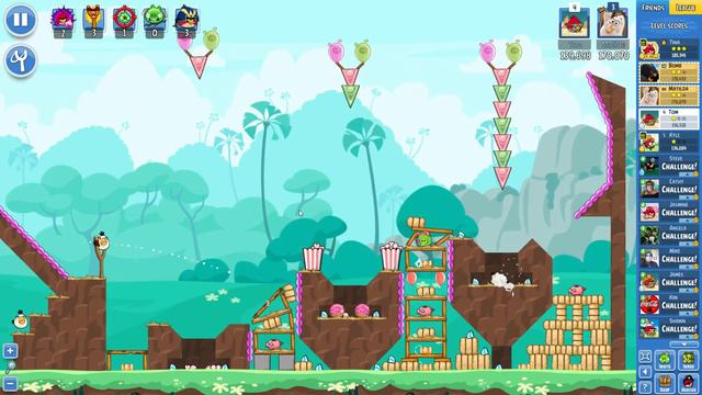Angry Birds Friends on Facebook Pig Day Tournament Level 4 No Power Ups 3 Stars March 2 2017 смотреть онлайн