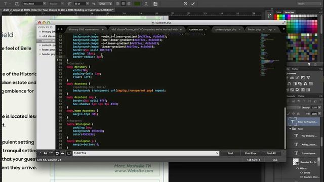 Converting Photoshop Design to Web Design with CSS and Wordpress смотреть онлайн