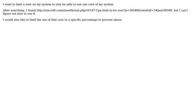 DevOps & SysAdmins: Limit user to N CPU cores смотреть онлайн