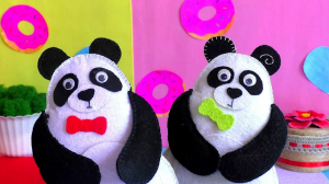 Как сшить панду из фетра Делаем Ластика своими руками