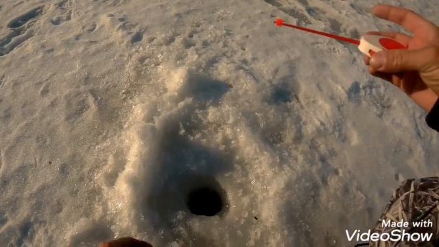 Рыбалка со льда. Борьба за улов.