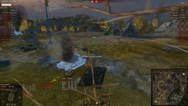 Т-54, тебя понерфили. А? Не, не, не слышал… Карелия – Стандартный бой. (WOT 0.9.3 Full HD)