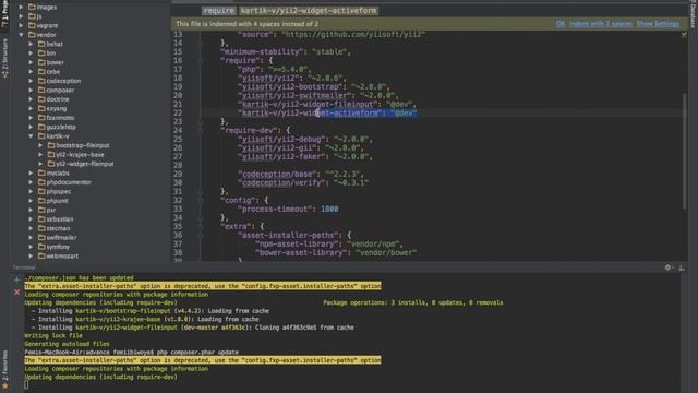 33 - Yii2: Installing extensions смотреть онлайн