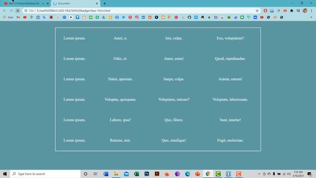How to create for html/css table design / HOVER Effect/ Ari Institute 4 смотреть онлайн