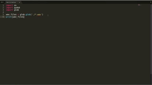 Python: Converting WAV files to MP3 смотреть онлайн