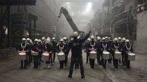 ОРКЕСТР BRASSBANDA НА ЗАВОДЕ