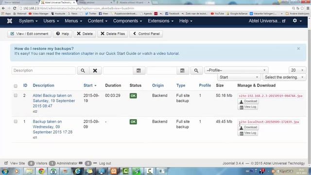 How to use Akeeba Backup in Joomla 3 смотреть онлайн