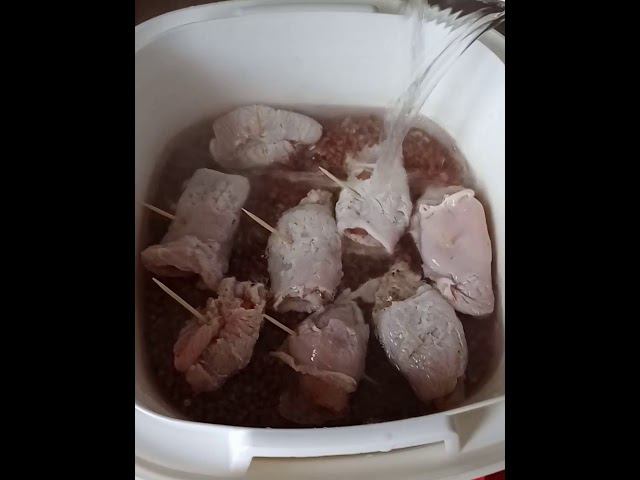 гречка с куриными рулетиками смотреть онлайн