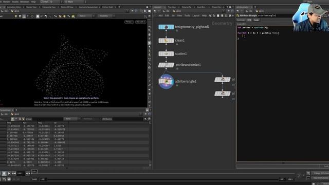 Finding min and max values in Houdini using VEX Code Arrays | Houdini VEX смотреть онлайн