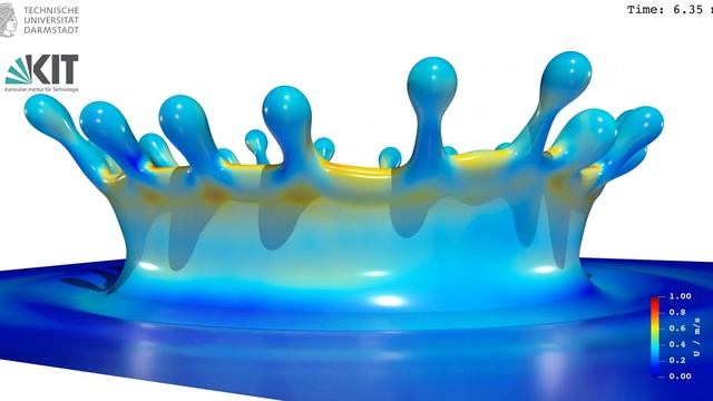 3D Simulation of Droplet-Film Interaction (Part 2) смотреть онлайн