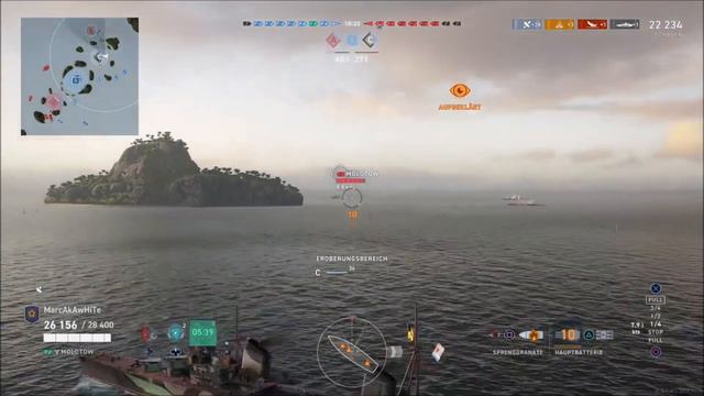MOLOTOW - Vorstellung und erstes Gameplay - World of Warships Legends смотреть онлайн