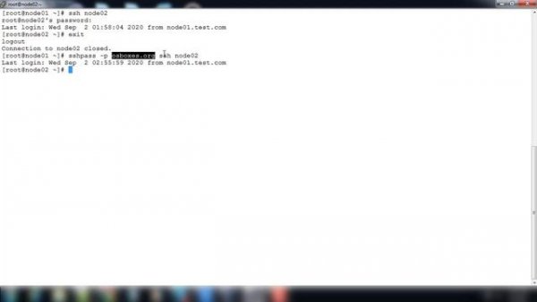 SSH password automation in Linux with sshpass