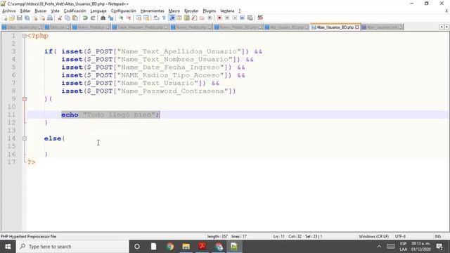 Método POST con PHP смотреть онлайн