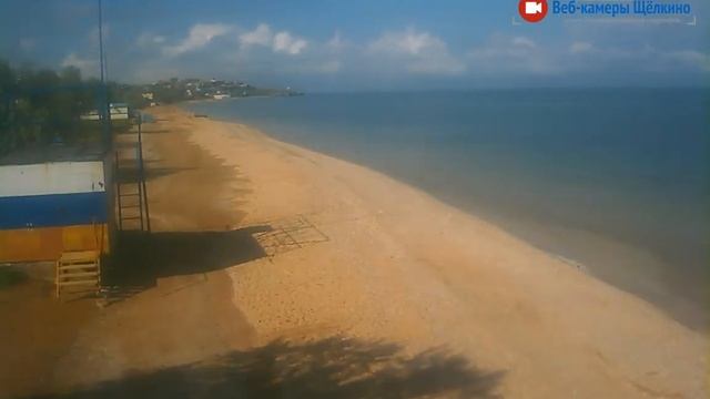 Пляж в Щёлкино, 06.05.2016 - Time-lapse с камеры 1