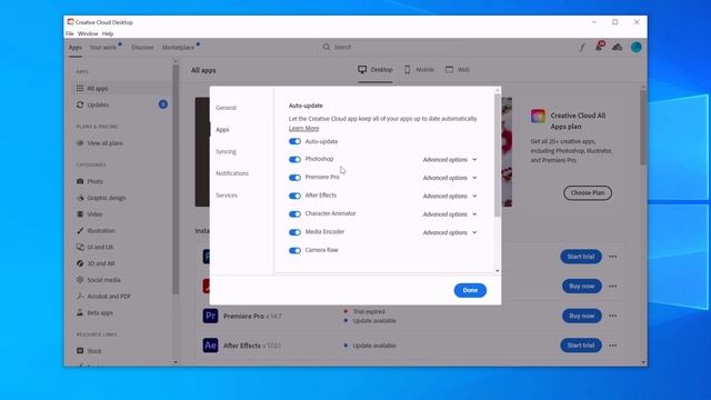 How to Turn Off Auto Update in Adobe Creative Cloud Desktop смотреть онлайн