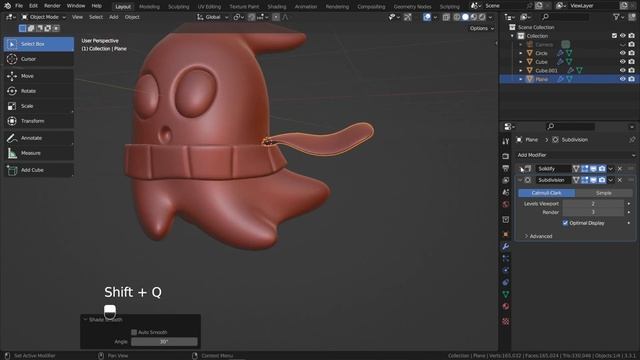 Blender Tutorial - Blender Sculpting Tutorial - Stylised Ghost Character смотреть онлайн